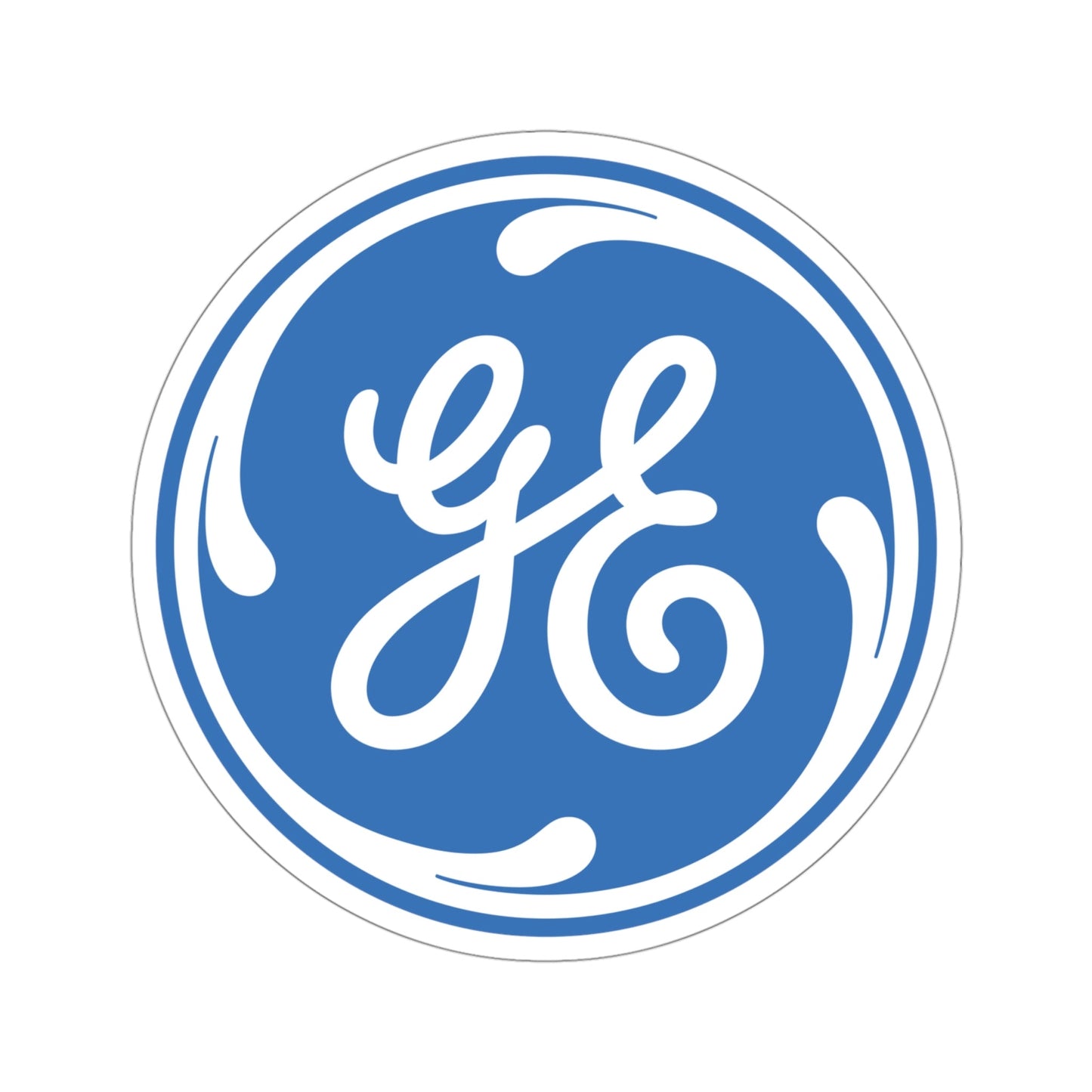 General Electric GE STICKER Vinyl Die-Cut Decal-4 Inch-The Sticker Space