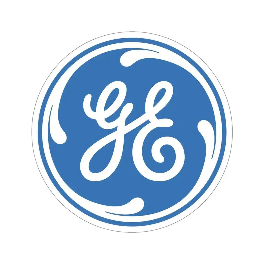 General Electric GE STICKER Vinyl Die-Cut Decal 4 Inch - The Sticker Space
