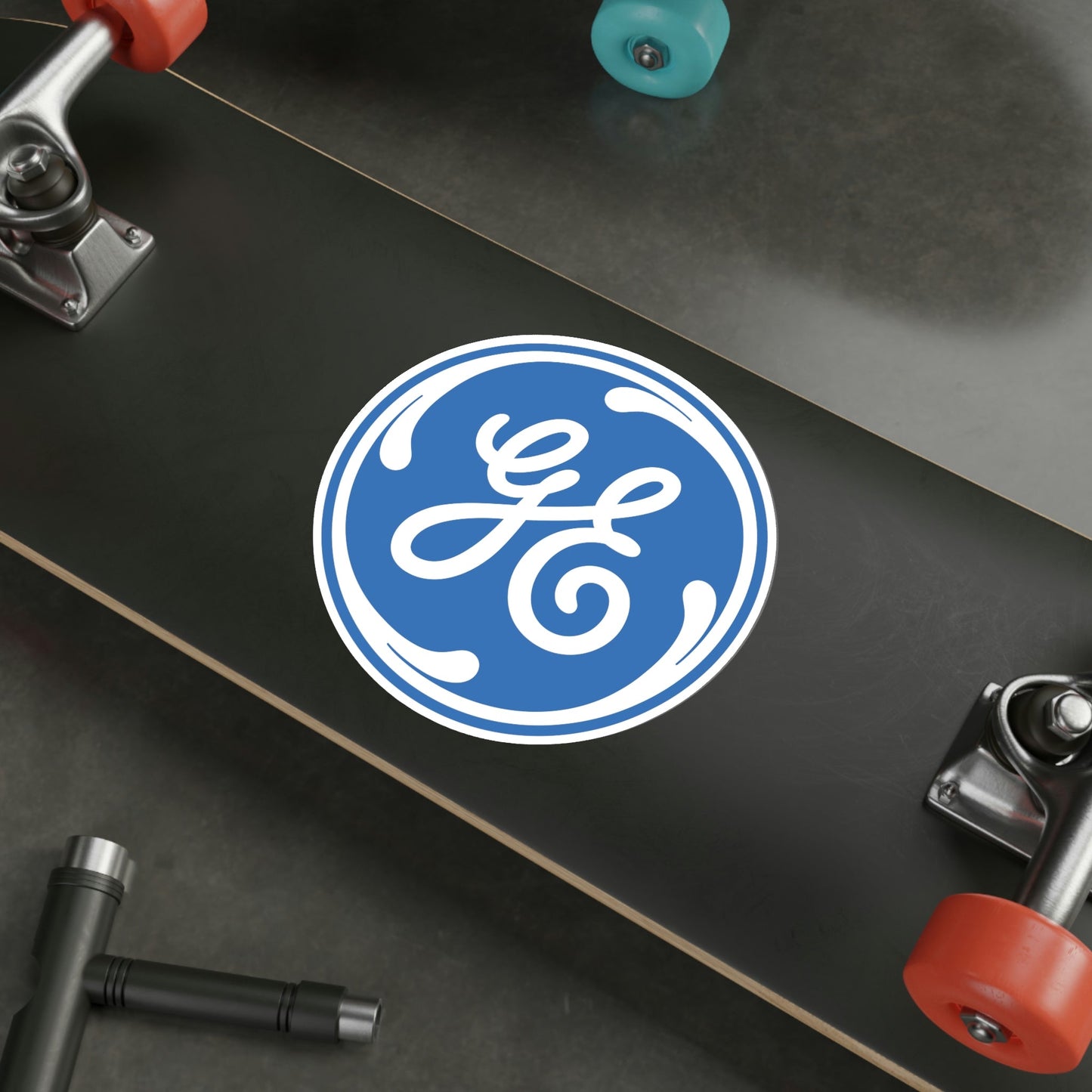 General Electric GE STICKER Vinyl Die-Cut Decal-The Sticker Space