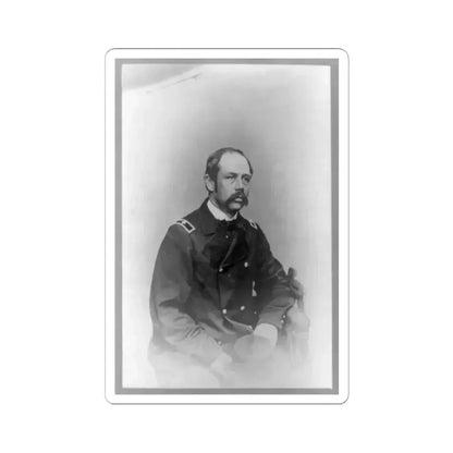 General George Henry Sharpe, Three-Quarter Length Portrait, Seated, Facing Right (U.S. Civil War) STICKER Vinyl Kiss-Cut Decal 2 Inch White - The Sticker Space
