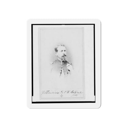 General Gustav Heinrichs, Union Officer, Half-Length Portrait, Facing Front (U.S. Civil War) Refrigerator Magnet-5" x 5"-The Sticker Space