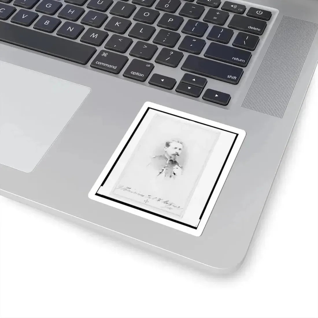 General Gustav Heinrichs, Union Officer, Half-Length Portrait, Facing Front (U.S. Civil War) STICKER Vinyl Kiss-Cut Decal - The Sticker Space