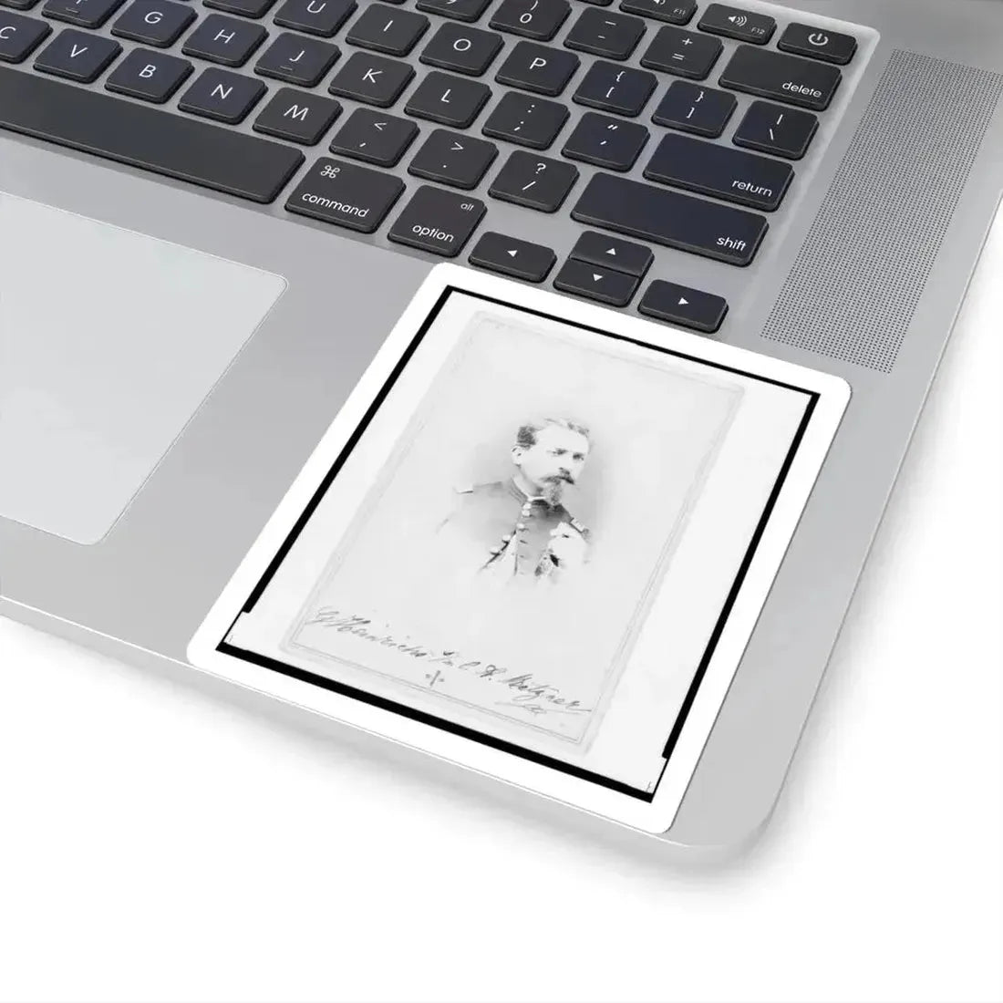 General Gustav Heinrichs, Union Officer, Half-Length Portrait, Facing Front (U.S. Civil War) STICKER Vinyl Kiss-Cut Decal - The Sticker Space