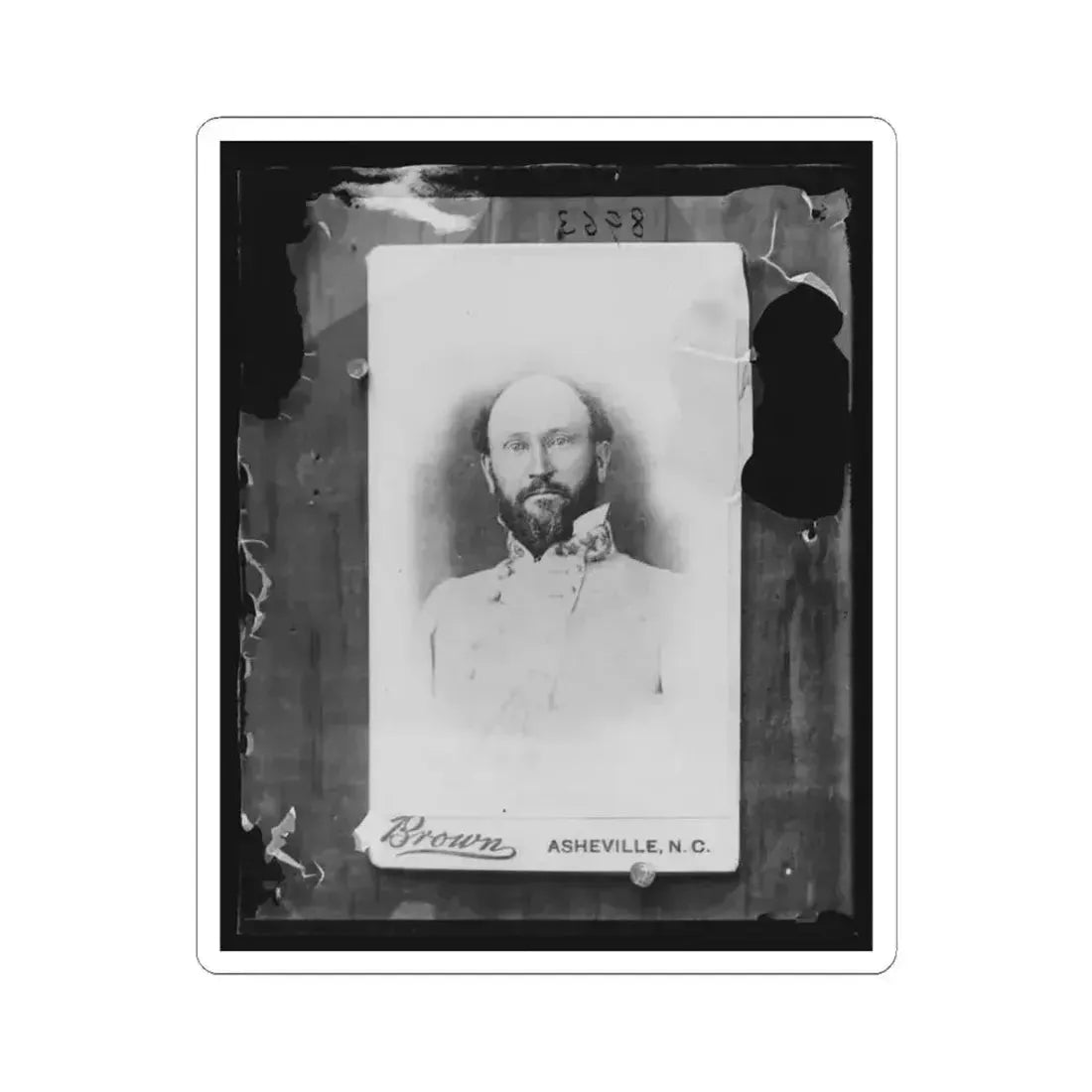 General James Green Martin (U.S. Civil War) STICKER Vinyl Kiss-Cut Decal 4 Inch White - The Sticker Space