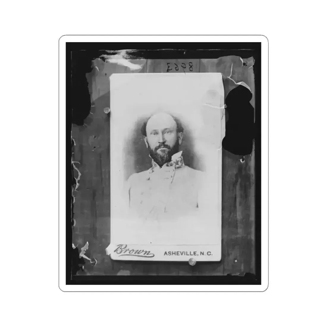 General James Green Martin (U.S. Civil War) STICKER Vinyl Kiss-Cut Decal 6 Inch White - The Sticker Space