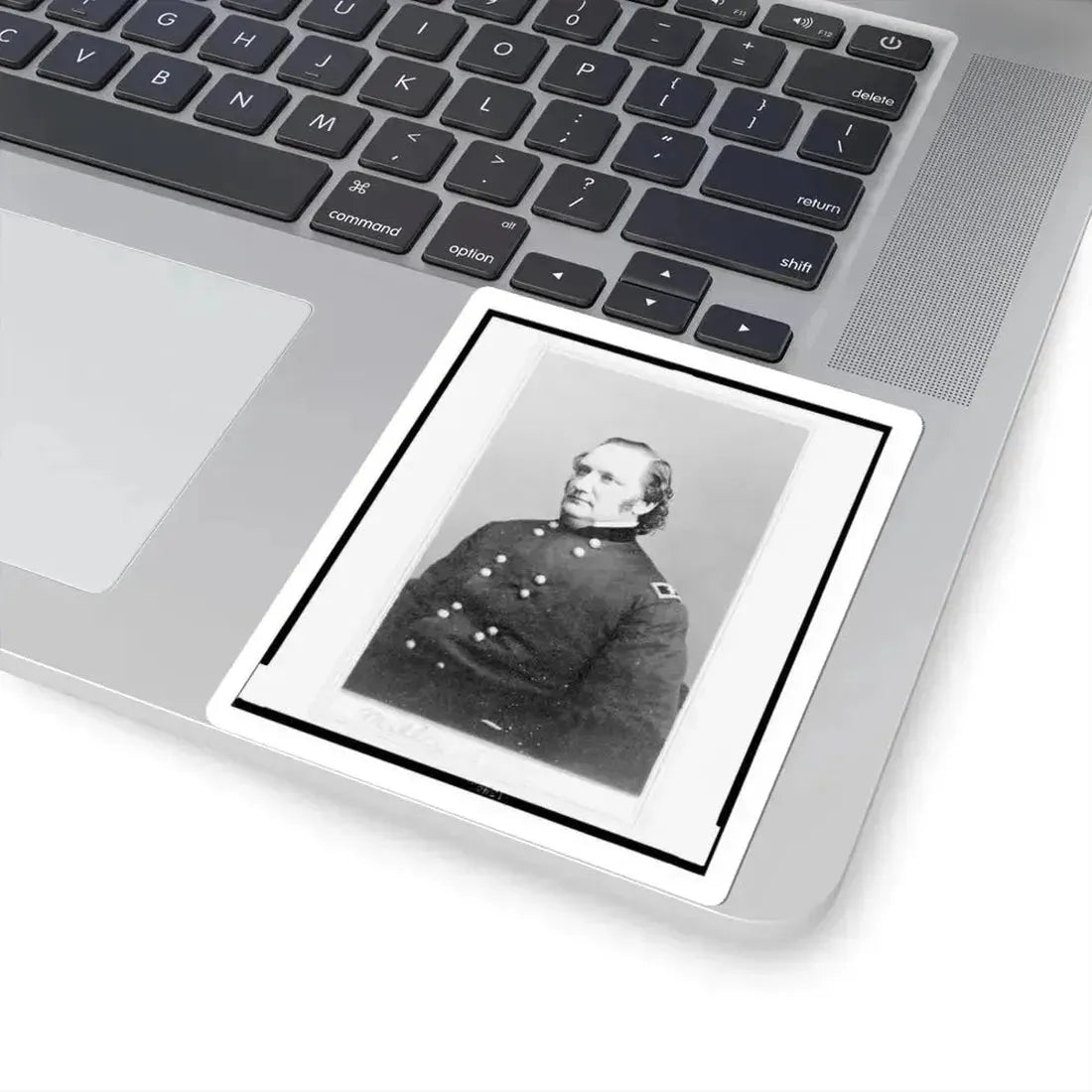 General Josiah Miller, Inspector General, Half-Length Portrait, Seated, Facing Left (U.S. Civil War) STICKER Vinyl Kiss-Cut Decal - The Sticker Space