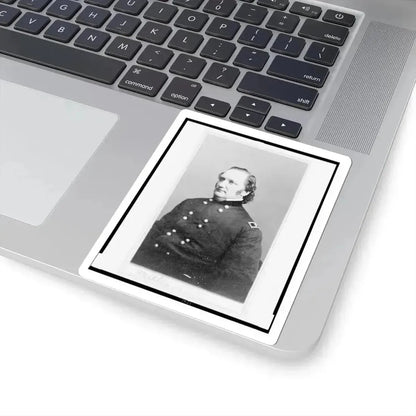 General Josiah Miller, Inspector General, Half-Length Portrait, Seated, Facing Left (U.S. Civil War) STICKER Vinyl Kiss-Cut Decal - The Sticker Space