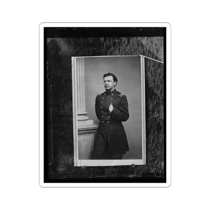 General Lewis Merrill (U.S. Civil War) STICKER Vinyl Kiss-Cut Decal 3 Inch White - The Sticker Space