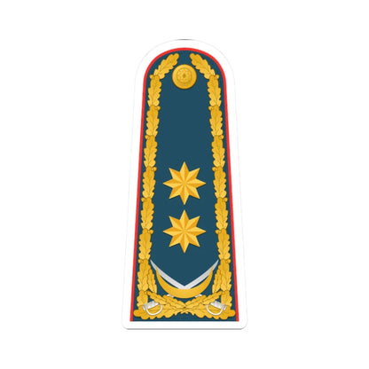 General leytenant AzDSX rəisi (Azerbaijan) (Military Rank) STICKER Vinyl Kiss-Cut Decal 2 Inch White - The Sticker Space