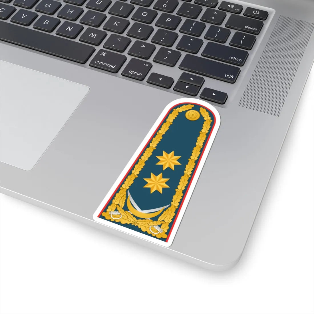 General leytenant AzDSX rəisi (Azerbaijan) (Military Rank) STICKER Vinyl Kiss-Cut Decal - The Sticker Space