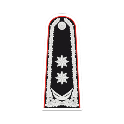 General leytenant AzDTX rəisi (Azerbaijan) (Military Rank) STICKER Vinyl Kiss-Cut Decal 2 Inch White - The Sticker Space