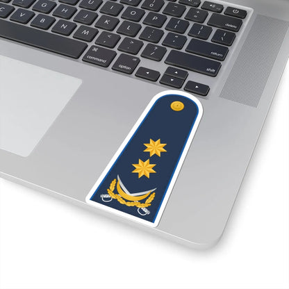 General leytenant AzXKX (Azerbaijan) (Military Rank) STICKER Vinyl Kiss-Cut Decal - The Sticker Space