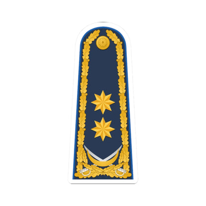 General leytenant AzXKX rəisi (Azerbaijan) (Military Rank) STICKER Vinyl Kiss-Cut Decal 2 Inch White - The Sticker Space