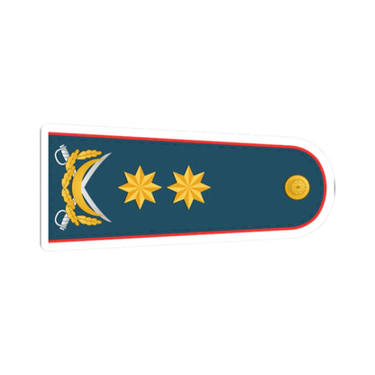 General leytenant DSX (Azerbaijan) (Military Rank) STICKER Vinyl Kiss-Cut Decal 2 Inch White - The Sticker Space