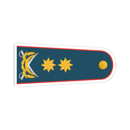 General leytenant DSX (Azerbaijan) (Military Rank) STICKER Vinyl Kiss-Cut Decal 6 Inch White - The Sticker Space