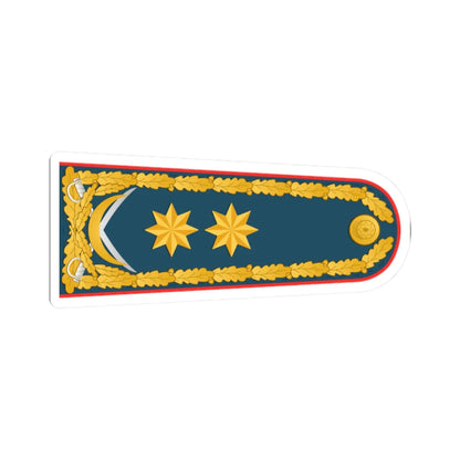 General leytenant DSX rəisi (Azerbaijan) (Military Rank) STICKER Vinyl Kiss-Cut Decal 2 Inch White - The Sticker Space