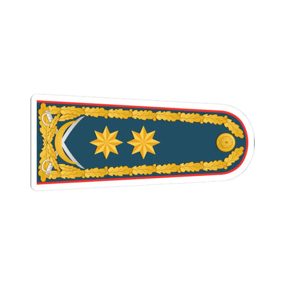 General leytenant DSX rəisi (Azerbaijan) (Military Rank) STICKER Vinyl Kiss-Cut Decal 3 Inch White - The Sticker Space