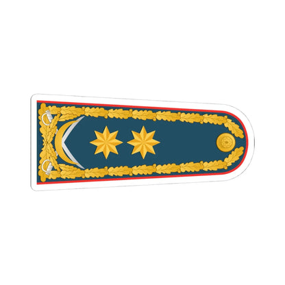 General leytenant DSX rəisi (Azerbaijan) (Military Rank) STICKER Vinyl Kiss-Cut Decal 4 Inch White - The Sticker Space