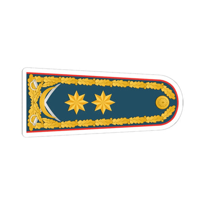 General leytenant DSX rəisi (Azerbaijan) (Military Rank) STICKER Vinyl Kiss-Cut Decal 6 Inch White - The Sticker Space
