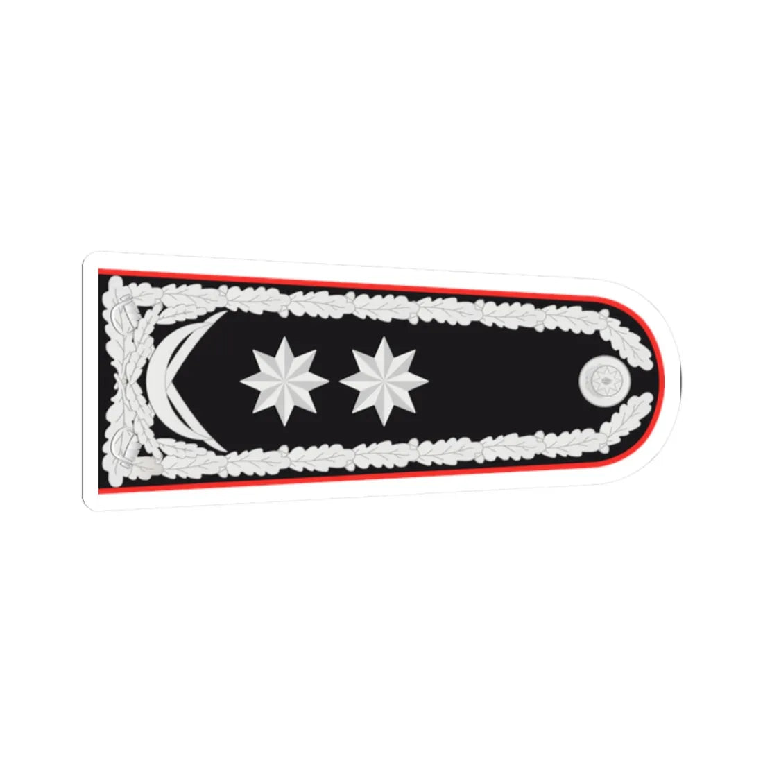 General leytenant DTX rəisi (Azerbaijan) (Military Rank) STICKER Vinyl Kiss-Cut Decal 2 Inch White - The Sticker Space