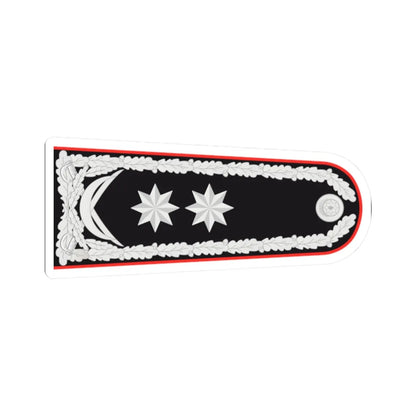 General leytenant DTX rəisi (Azerbaijan) (Military Rank) STICKER Vinyl Kiss-Cut Decal 2 Inch White - The Sticker Space