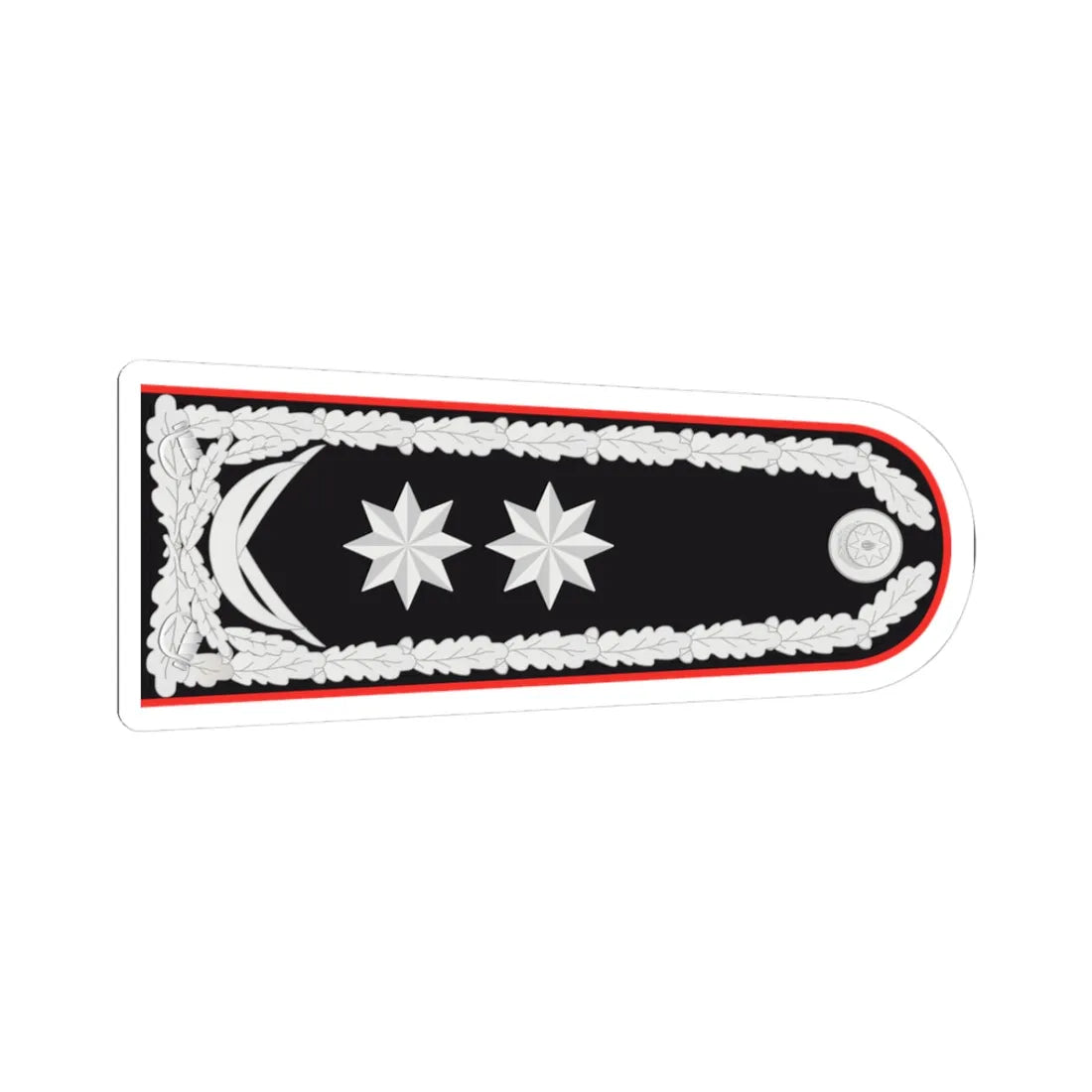 General leytenant DTX rəisi (Azerbaijan) (Military Rank) STICKER Vinyl Kiss-Cut Decal 3 Inch White - The Sticker Space