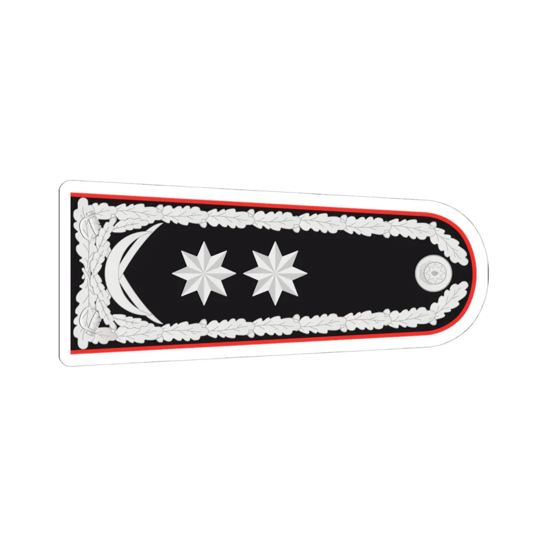 General leytenant DTX rəisi (Azerbaijan) (Military Rank) STICKER Vinyl Kiss-Cut Decal 4 Inch White - The Sticker Space