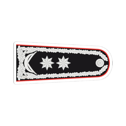 General leytenant DTX rəisi (Azerbaijan) (Military Rank) STICKER Vinyl Kiss-Cut Decal 4 Inch White - The Sticker Space