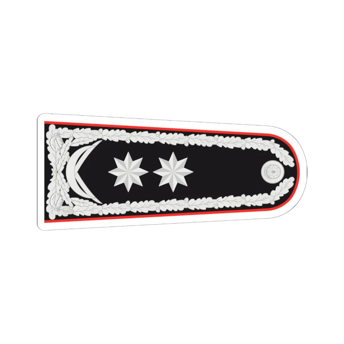General leytenant DTX rəisi (Azerbaijan) (Military Rank) STICKER Vinyl Kiss-Cut Decal 6 Inch White - The Sticker Space