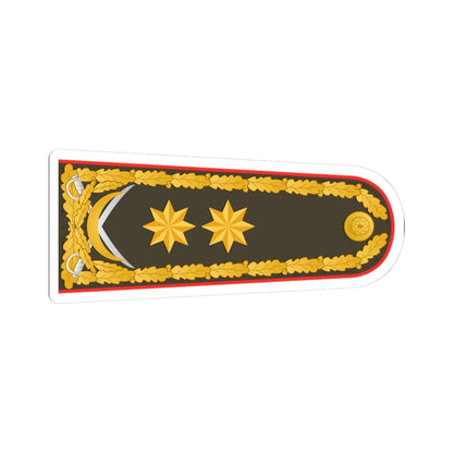 General leytenant hərbi rəhbər (Azerbaijan) (Military Rank) STICKER Vinyl Kiss-Cut Decal 3 Inch White - The Sticker Space