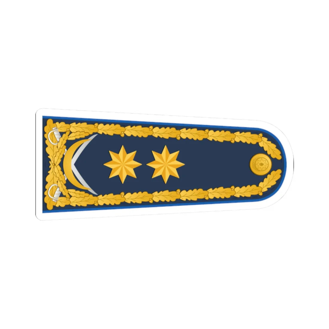 General leytenant XKX rəisi (Azerbaijan) (Military Rank) STICKER Vinyl Kiss-Cut Decal 2 Inch White - The Sticker Space