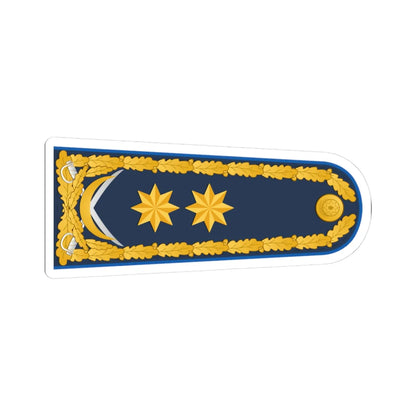 General leytenant XKX rəisi (Azerbaijan) (Military Rank) STICKER Vinyl Kiss-Cut Decal 3 Inch White - The Sticker Space