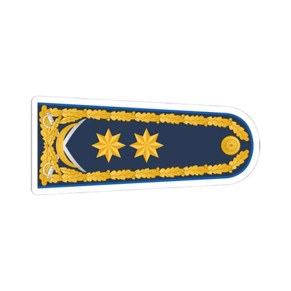 General leytenant XKX rəisi (Azerbaijan) (Military Rank) STICKER Vinyl Kiss-Cut Decal 4 Inch White - The Sticker Space