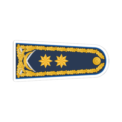 General leytenant XKX rəisi (Azerbaijan) (Military Rank) STICKER Vinyl Kiss-Cut Decal 6 Inch White - The Sticker Space