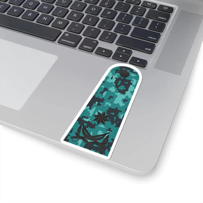 General mayor AzDSX 2021 səhra (Azerbaijan) (Military Rank) STICKER Vinyl Kiss-Cut Decal - The Sticker Space