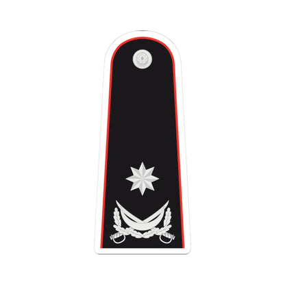 General mayor AzDTX (Azerbaijan) (Military Rank) STICKER Vinyl Kiss-Cut Decal 3 Inch White - The Sticker Space