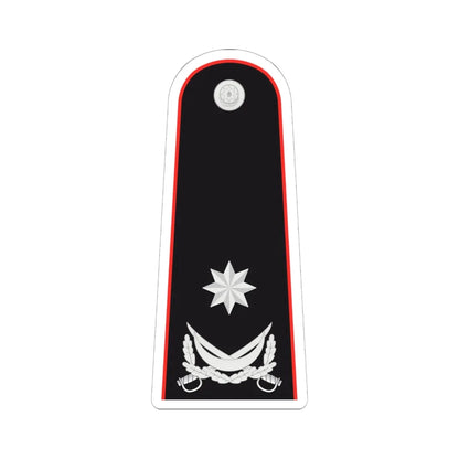 General mayor AzDTX (Azerbaijan) (Military Rank) STICKER Vinyl Kiss-Cut Decal 6 Inch White - The Sticker Space