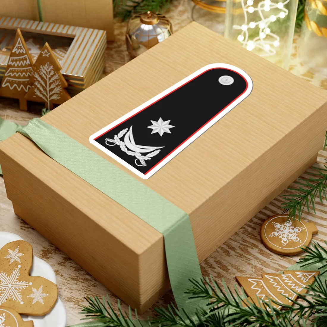 General mayor AzDTX (Azerbaijan) (Military Rank) STICKER Vinyl Kiss-Cut Decal - The Sticker Space