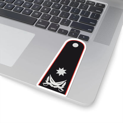 General mayor AzDTX (Azerbaijan) (Military Rank) STICKER Vinyl Kiss-Cut Decal - The Sticker Space