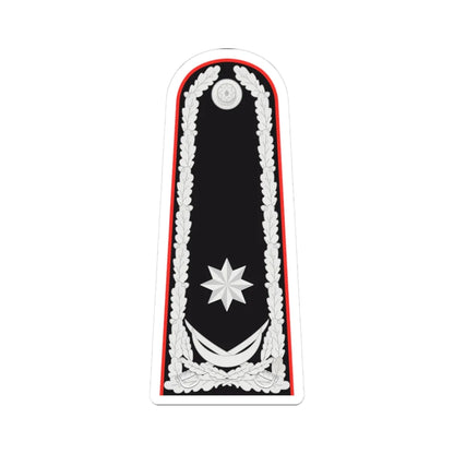 General mayor AzDTX rəisi (Azerbaijan) (Military Rank) STICKER Vinyl Kiss-Cut Decal 3 Inch White - The Sticker Space