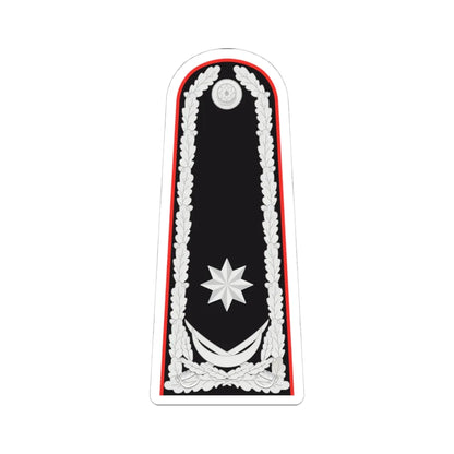 General mayor AzDTX rəisi (Azerbaijan) (Military Rank) STICKER Vinyl Kiss-Cut Decal 4 Inch White - The Sticker Space