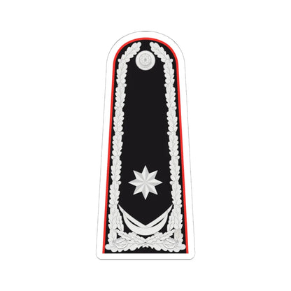 General mayor AzDTX rəisi (Azerbaijan) (Military Rank) STICKER Vinyl Kiss-Cut Decal 6 Inch White - The Sticker Space