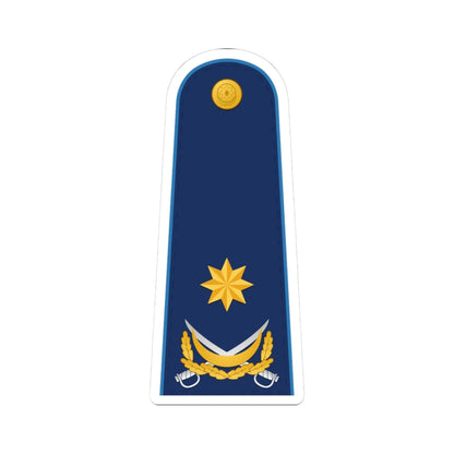 General mayor AzHHQ (Azerbaijan) (Military Rank) STICKER Vinyl Kiss-Cut Decal 3 Inch White - The Sticker Space