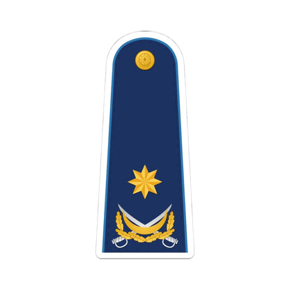 General mayor AzHHQ (Azerbaijan) (Military Rank) STICKER Vinyl Kiss-Cut Decal 4 Inch White - The Sticker Space