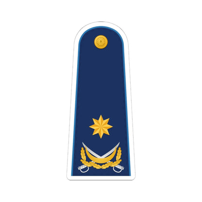 General mayor AzHHQ (Azerbaijan) (Military Rank) STICKER Vinyl Kiss-Cut Decal 6 Inch White - The Sticker Space