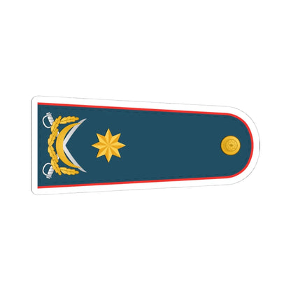General mayor DSX (Azerbaijan) (Military Rank) STICKER Vinyl Kiss-Cut Decal 4 Inch White - The Sticker Space