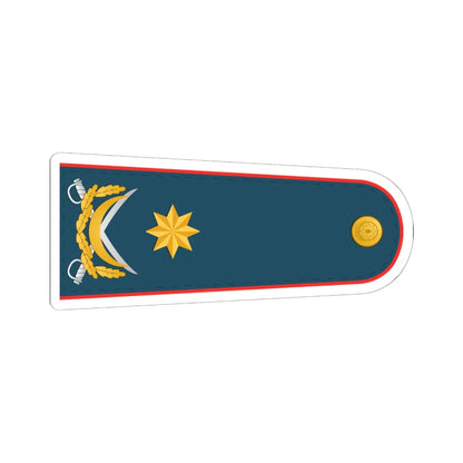General mayor DSX (Azerbaijan) (Military Rank) STICKER Vinyl Kiss-Cut Decal 6 Inch White - The Sticker Space
