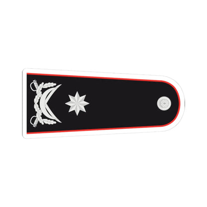 General mayor DTX (Azerbaijan) (Military Rank) STICKER Vinyl Kiss-Cut Decal 3 Inch White - The Sticker Space