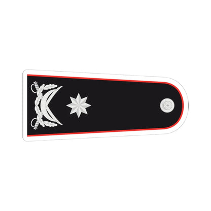 General mayor DTX (Azerbaijan) (Military Rank) STICKER Vinyl Kiss-Cut Decal 4 Inch White - The Sticker Space