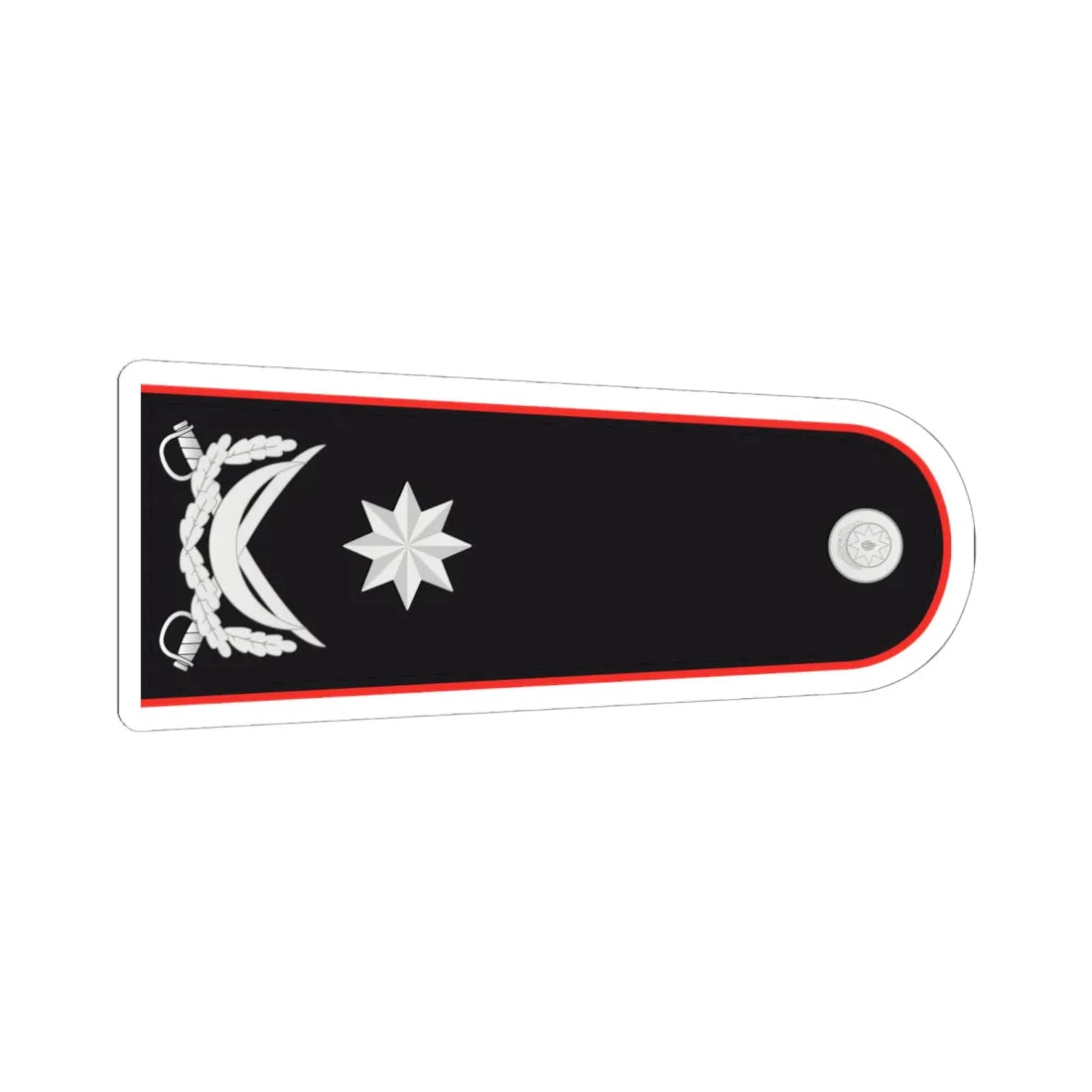 General mayor DTX (Azerbaijan) (Military Rank) STICKER Vinyl Kiss-Cut Decal 6 Inch White - The Sticker Space